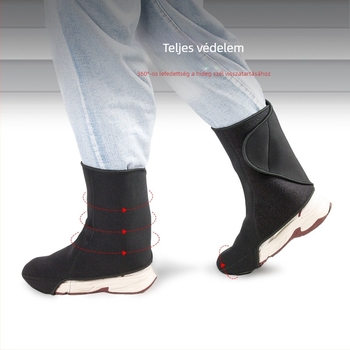 Téli kerékpározáshoz lábszárvédő – Msorock, diving anyag, védelem a vádli, univerzális illeszkedés, téli kültéri használat