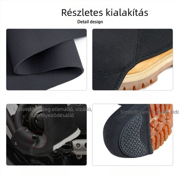 Téli kerékpározáshoz lábszárvédő – Msorock, diving anyag, védelem a vádli, univerzális illeszkedés, téli kültéri használat