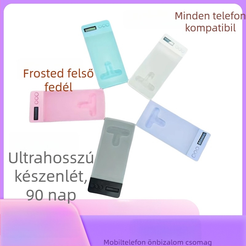 Félig átlátszó okostelefon önfegyelmező doboz diákoknak időzáras zármechanizmussal; modell: C-típus; anyag: Book Plastic Material; stílus: Modern Minimalist; testreszabás: elérhető