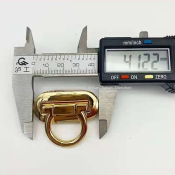 Kézitáska zár, ötvözet Bull Nose Lock, modell 33, márka Handa