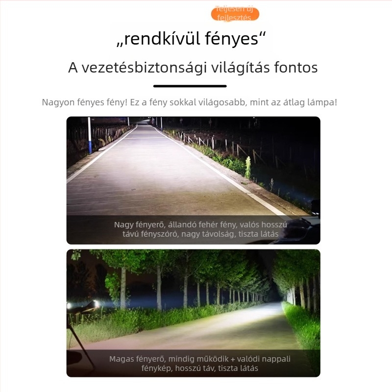 Nanteng LED tetővilágítás off-road járművekhez, téglalap alakú ház, 21W, DC12-60V, 30 000h, 6000-6500K, Modell 526F60W