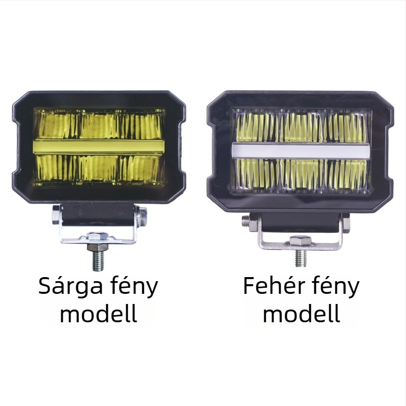 Nanteng LED tetővilágítás off-road járművekhez, téglalap alakú ház, 21W, DC12-60V, 30 000h, 6000-6500K, Modell 526F60W