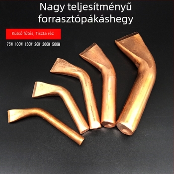 Fa markolatú forrasztópáka, 75-300W és 500W fűtőelemekkel, 220V Inkai elektromos fűtés