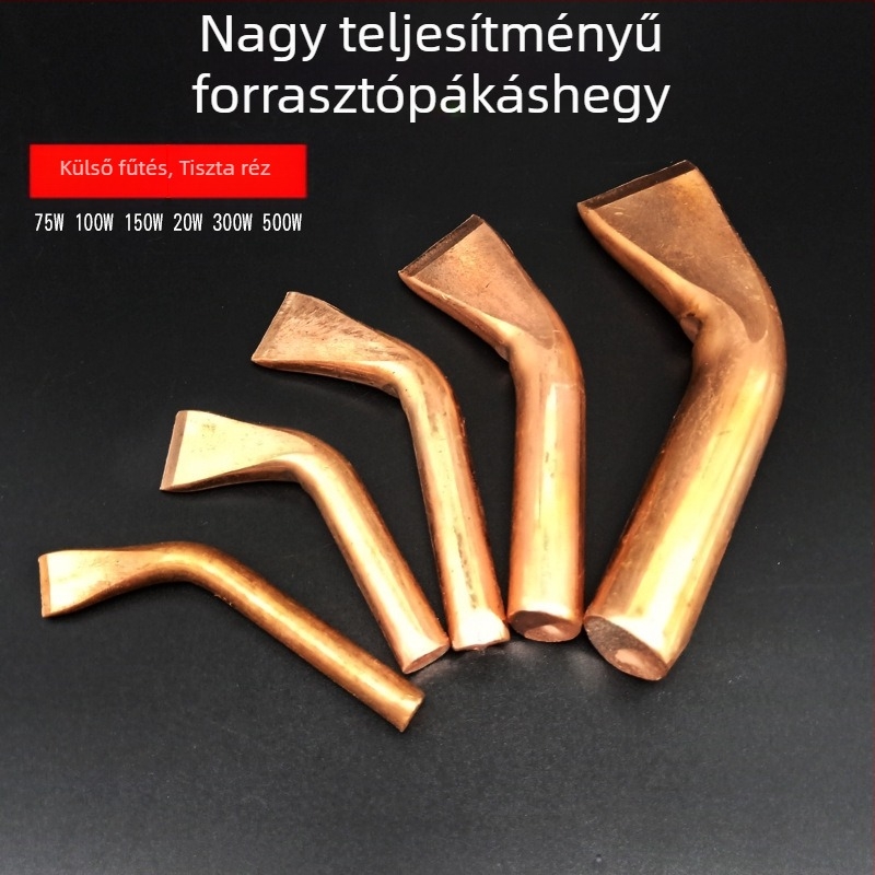 Fa markolatú forrasztópáka, 75-300W és 500W fűtőelemekkel, 220V Inkai elektromos fűtés