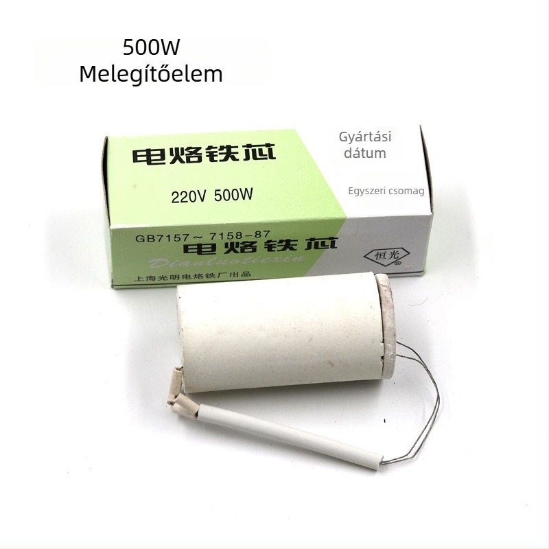 Fa markolatú forrasztópáka, 75-300W és 500W fűtőelemekkel, 220V Inkai elektromos fűtés