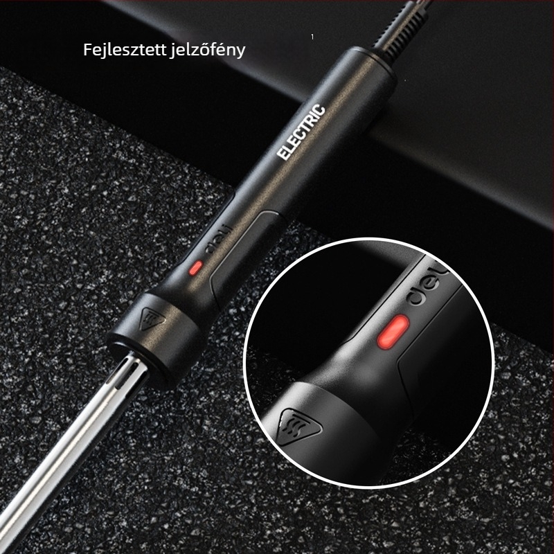 Deli DL8860 Kívülről melegítő forrasztópáka állandó hőmérséklettel, 60W, 220V, 907-es hegy