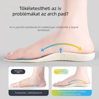 Lapos láb korrekciós talpbetét arch support – EVA, teljes talpbetét, ortopéd