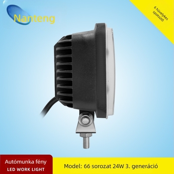 LED munka lámpa 24W, 1040 lm, 6000–6500K, 12V, alumínium ház