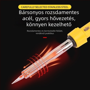 Xinwei elektromos forrasztó készlet háztartási használatra, gumírozott fogantyúval, 220V, forrasztáshoz, desolderingre és pirográfiára