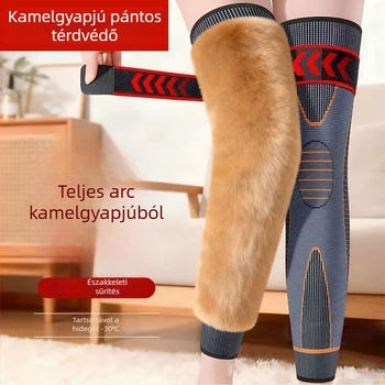 Teveszőrből készült térdvédők felnőtteknek