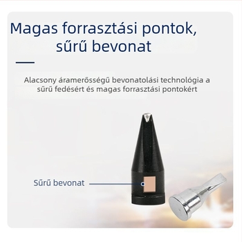 Wilo ólommentes réz forrasztóhegy forrasztó géphez/állomáshoz, kerek fej, D/PC/DV1/DV2 alakú csúcsok, Ø8 átmérő, 300°C-ig terjedő hőmérséklet-tartomány