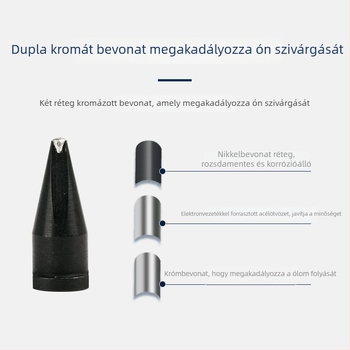 Wilo ólommentes réz forrasztóhegy forrasztó géphez/állomáshoz, kerek fej, D/PC/DV1/DV2 alakú csúcsok, Ø8 átmérő, 300°C-ig terjedő hőmérséklet-tartomány