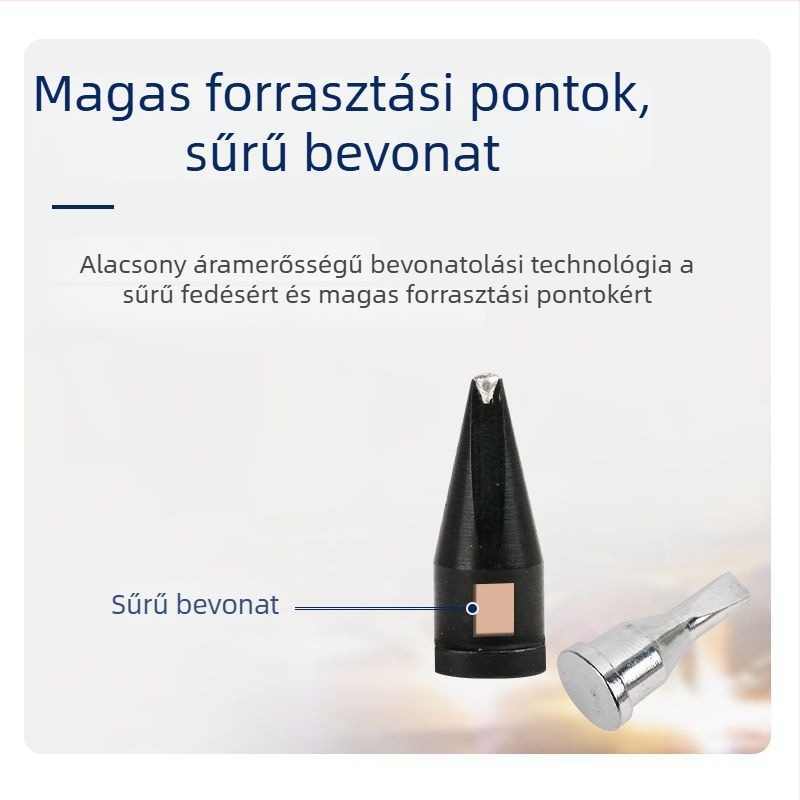 Wilo ólommentes réz forrasztóhegy forrasztó géphez/állomáshoz, kerek fej, D/PC/DV1/DV2 alakú csúcsok, Ø8 átmérő, 300°C-ig terjedő hőmérséklet-tartomány