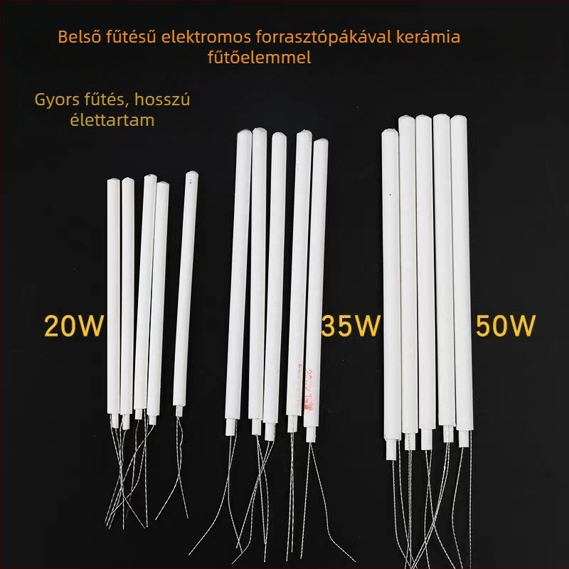 Beépített belső fűtőmaggal forrasztópáka, keramikus fűtőelem, 20W/35W/50W, 220V