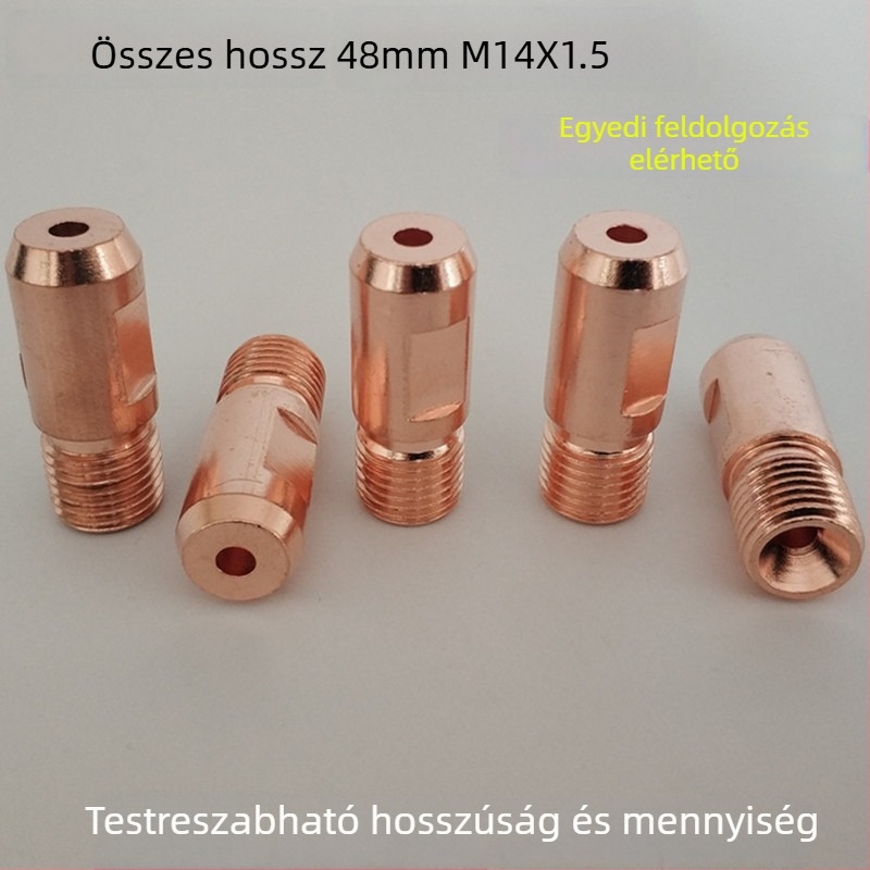 Ívhegesztő érintkezőcsúcs merülő ívhez, 14x1.5, réz-krom-zirkonium ötvözet, 500 A