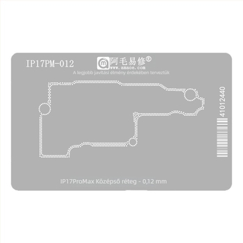 3-in-1 középső réteg tinplatings platform acélhálós kivitelben, kompatibilis az iPhone 17 Air/Pro/Max (Márka: Amao yixiu; Anyag: acélháló; Kompatibilitás: iPhone 17 Air/Pro/Max)