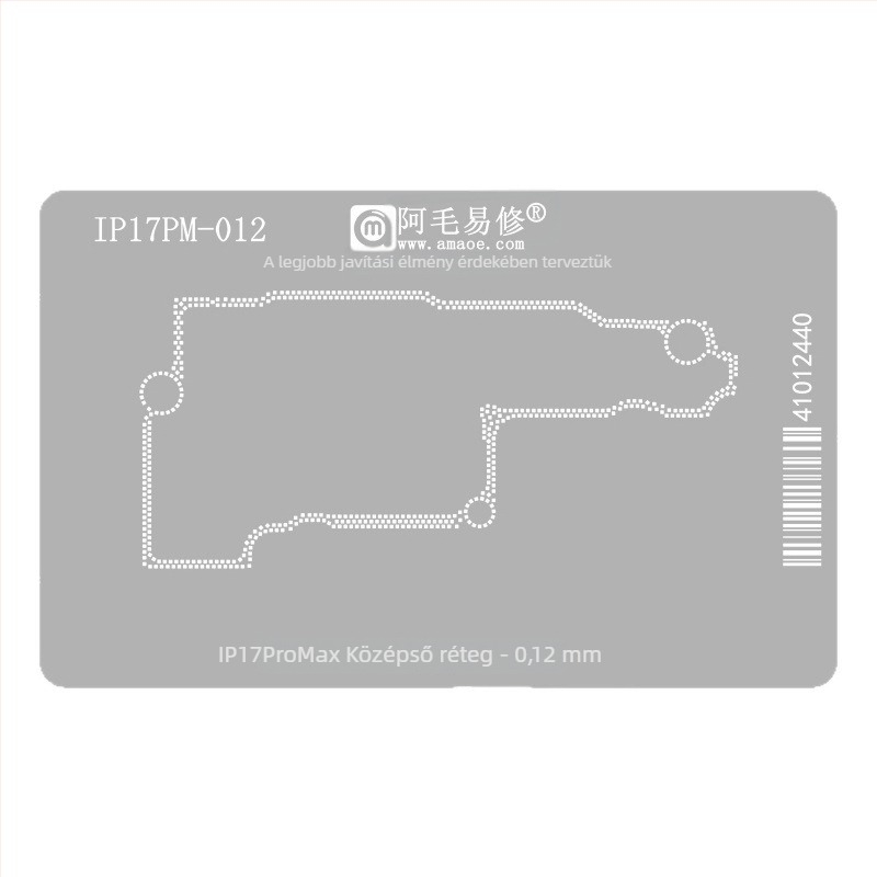 3-in-1 középső réteg tinplatings platform acélhálós kivitelben, kompatibilis az iPhone 17 Air/Pro/Max (Márka: Amao yixiu; Anyag: acélháló; Kompatibilitás: iPhone 17 Air/Pro/Max)