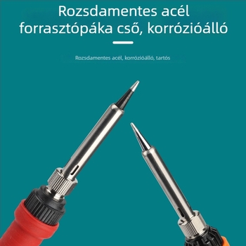 Otthoni használatra szánt elektromos forrasztó készlet, professzionális színvonalú, tartalmaz forrasztópákát és reparáló készletet
