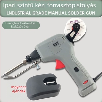 Automata forrasztópisztoly 120W belső fűtéses, ónadagolóval, hordozható elektronikai javítóeszköz