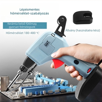 Új 120W automata forrasztópáka ónnal ellátással elektronikai javításokra, hordozható nagy teljesítményű forrasztó eszköz