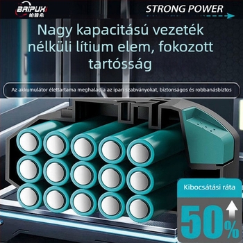 Akkumulátoros, vezeték nélküli melegforrasztó készülék PPR vízcsövekhez, 12A, 280W, háztartási műanyag hegesztő eszköz