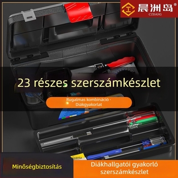 23 részes készlet: multiméter és állítható hőmérsékletű forrasztóvas háztartási elektronikai javításokhoz