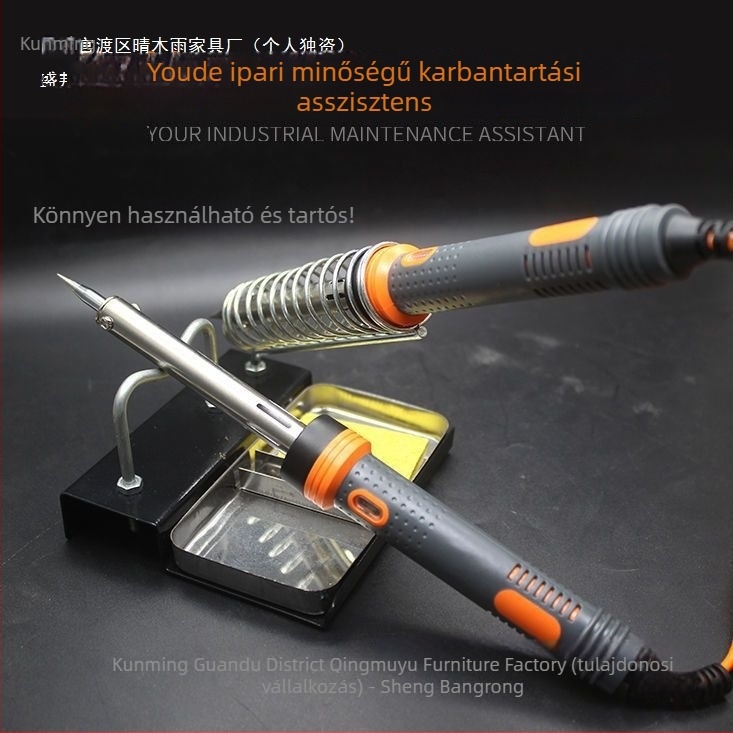Háztartási elektromos forrasztóvas tollal és tápkábellel