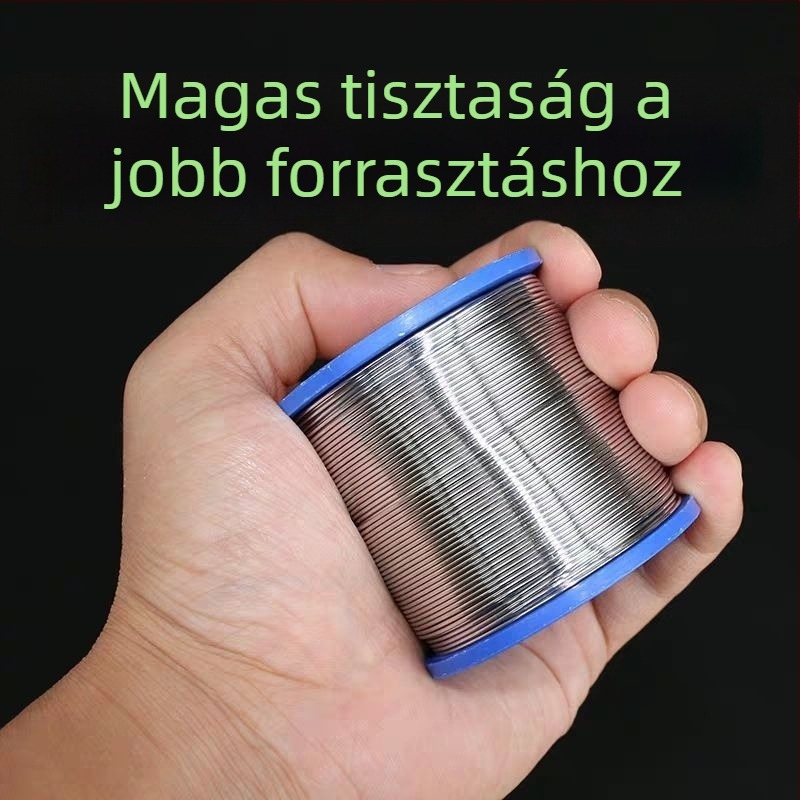 Rozinnal töltött forrasztódrót, magas tisztaságú ón tartalommal, elektromos forrasztáshoz