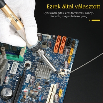 Állítható hőmérsékletű forrasztópáka – kézi forrasztás, magas hőmérséklet, hosszú élettartam, 30W–150W
