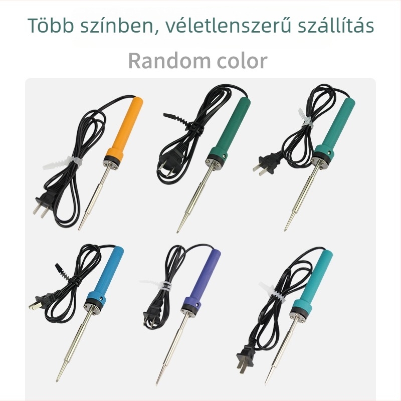 Otthoni használatra és diákok számára készült elektromos forrasztókészlet, tartalmaz forrasztót és forrasztópisztolyt