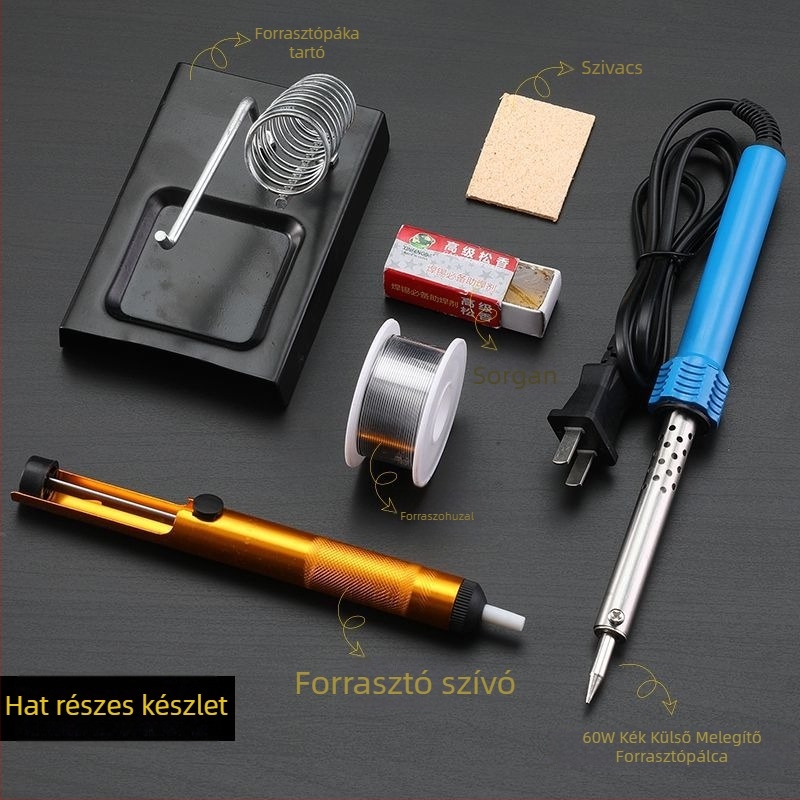 Unique külső fűtésű forrasztó készlet, forrasztó tollal és javító eszközzel