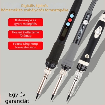 Otthoni használatú forrasztó készlet termosztatikus vezérléssel, állítható hőmérséklet javításokra és forrasztáshoz — forrasztási áram, teljesítmény, márka