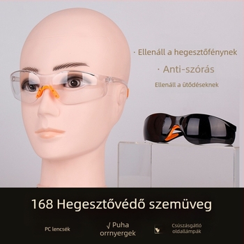 Védőhegesztő szemüveg, ütésálló védelem, modell 168, márka 777, műanyag keret