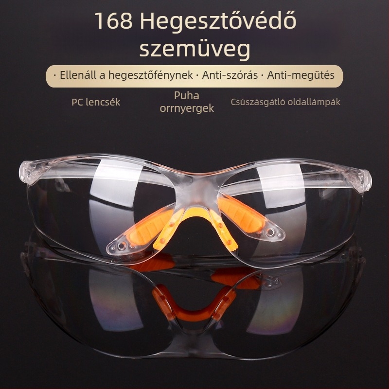 Védőhegesztő szemüveg, ütésálló védelem, modell 168, márka 777, műanyag keret