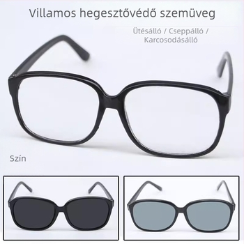 868 védőszemüveg hegesztéshez, üveglencsével, keretállítás nélkül, ütésálló