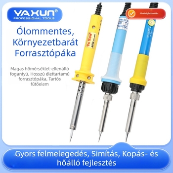 Yaxun elektromos forrasztóvas 220V, 20–60W, javításokra, otthoni használatra, forrasztáshoz és pirógráfiához
