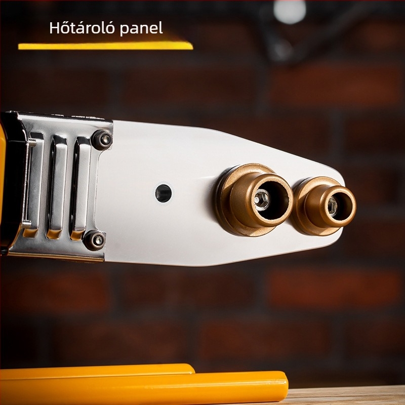 Elektronikus állandó hőmérsékletű forrasztó készülék PPR csövekhöz, két 20/25 fej, 800W, 220V, DL82032C