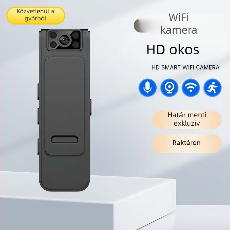 Új vezeték nélküli kézi akciókamera éjjellátó 1080p, kültéri használatra