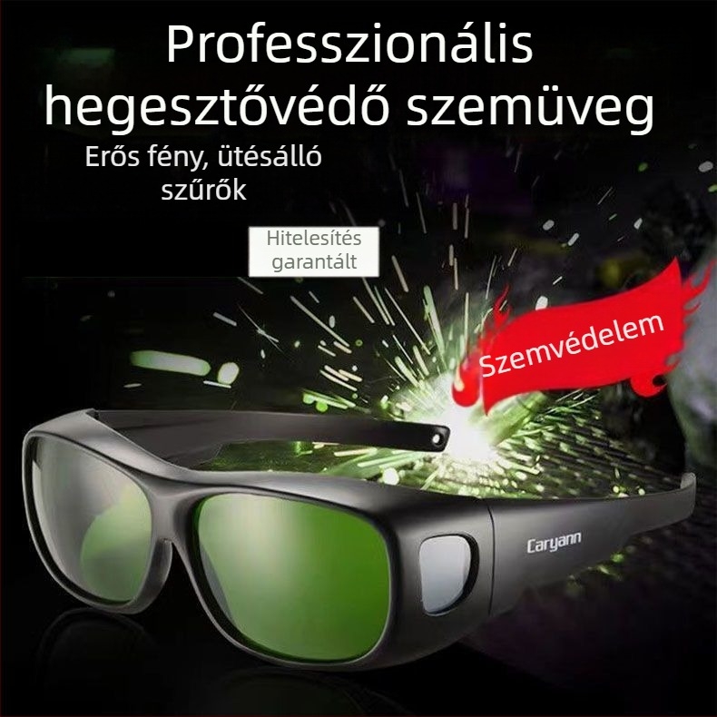 Ívhegesztéshez és lézeres vágáshoz tervezett védőszemüveg – ütésálló