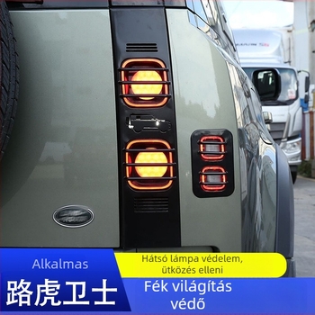 Defender 110 hátsó lámpa védőrács szélesség- és jelzőfényekkel (2020-2025) – Márka: Deyan; Testreszabás nélkül; Magánmárka nélkül