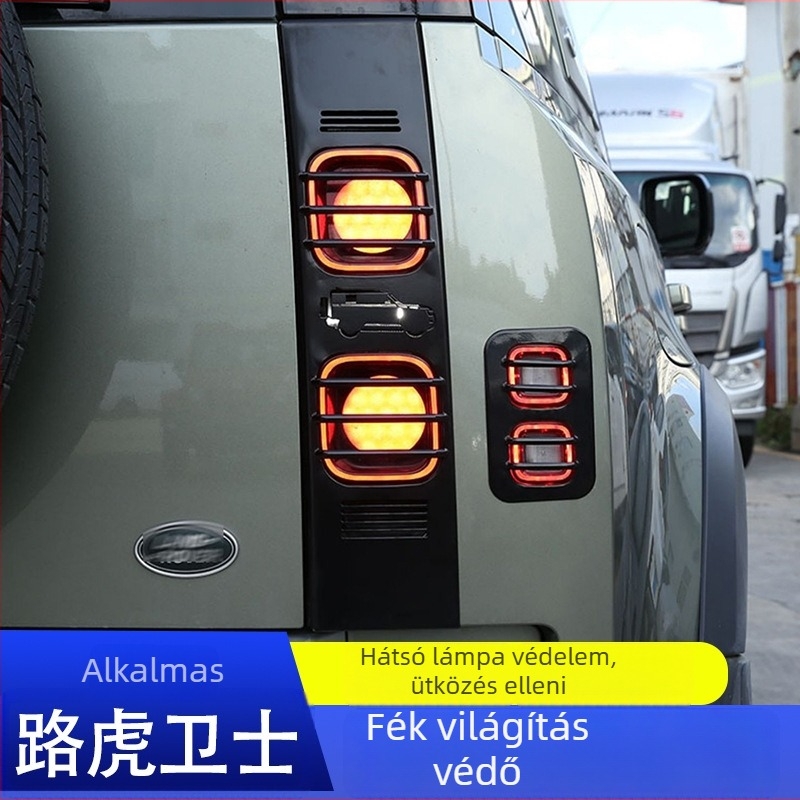 Defender 110 hátsó lámpa védőrács szélesség- és jelzőfényekkel (2020-2025) – Márka: Deyan; Testreszabás nélkül; Magánmárka nélkül