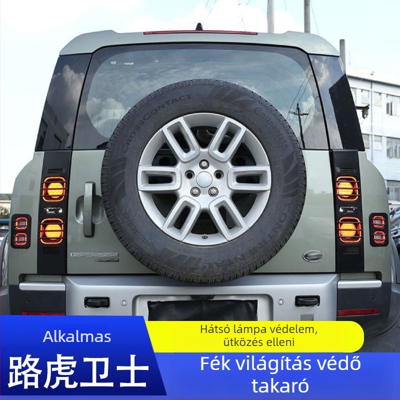 Defender 110 hátsó lámpa védőrács szélesség- és jelzőfényekkel (2020-2025) – Márka: Deyan; Testreszabás nélkül; Magánmárka nélkül