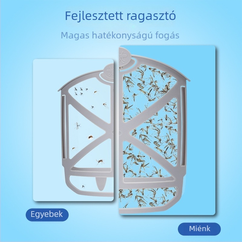 Elektronikus rovarriasztó otthoni használatra UV-lámpával, 21–30 m²-es lefedettség, ABS ház, műanyag háló, nem mérgező