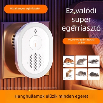 Ultrahangos egér- és rovarriasztó, többfunkciós, modell 916, 220V, 25–85 kHz, 3–5 W