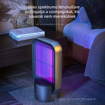 Otthonra szánt szúnyogölő lámpa | UV fénycsapda, újratölthető (8–10 óra), 41–60 m² lefedettség, folyamatos üzemmód, nem mérgező