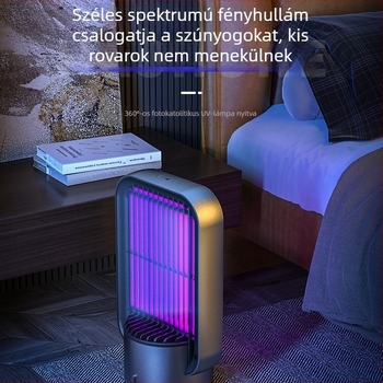 Otthonra szánt szúnyogölő lámpa | UV fénycsapda, újratölthető (8–10 óra), 41–60 m² lefedettség, folyamatos üzemmód, nem mérgező
