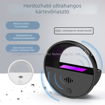 Ultrahangos egér- és rovarriasztó – többfunkciós, modell U111, 220V, 22Hz, 3W
