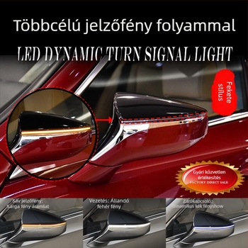 Lexus ES/LS/UX/LC külső tükrök dinamikus kék LED irányjelzői és nappali fények