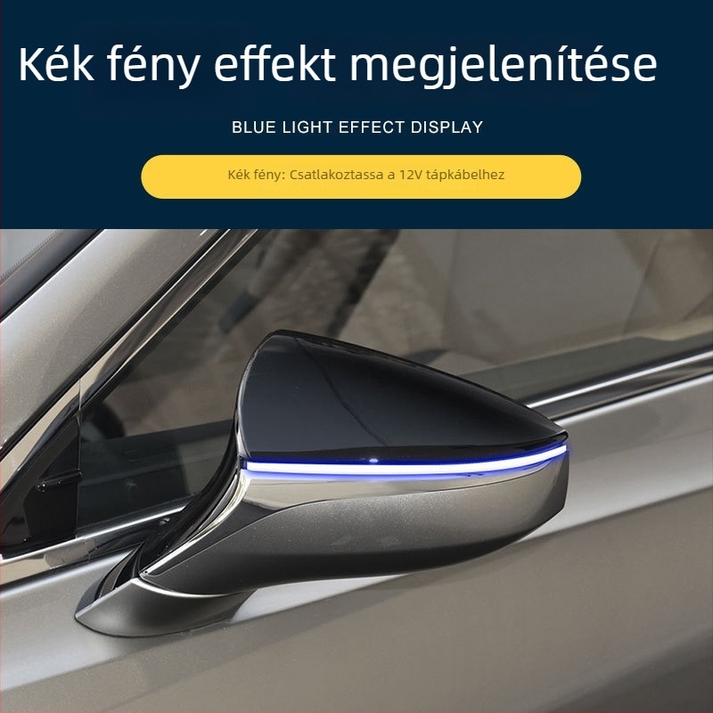 Lexus ES/LS/UX/LC külső tükrök dinamikus kék LED irányjelzői és nappali fények