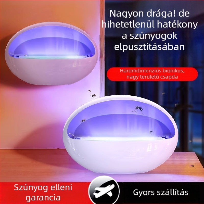 Ragasztócsapdával ellátott szúnyog- és légyirtó lámpa háztartási és kereskedelmi használatra (éttermek, szállodák, üzletek)